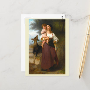 Postal Convocatoria de William Bouguereau