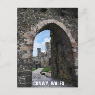 Postal Conwy Wales Welsh Castle Foto de viaje