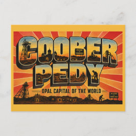 Postal Coober Pedy Capital de Opal del Mundo