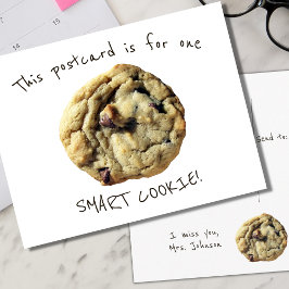 Postal Cookie inteligente te echo de menos profesor escol