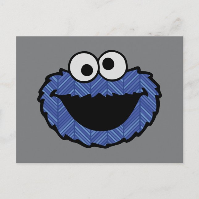 Postal Cookie Monster | Retroceso de los años 80 (Anverso)