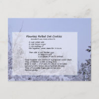 Cookies de avena sin harina