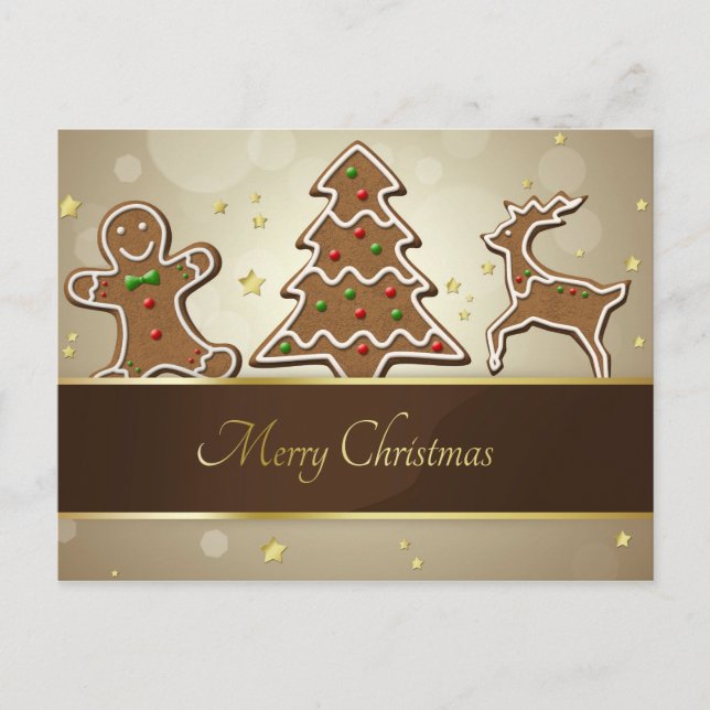 Postal Cookies de Gingerbread (Anverso)