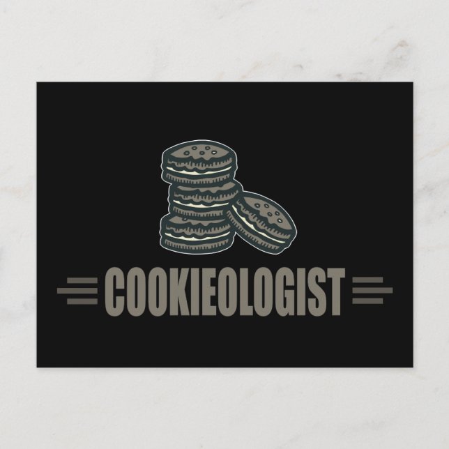 Postal Cookies divertidas (Anverso)