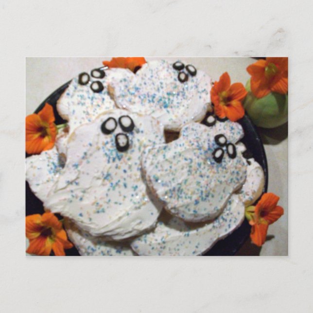 Postal Cookies fantasma (Anverso)