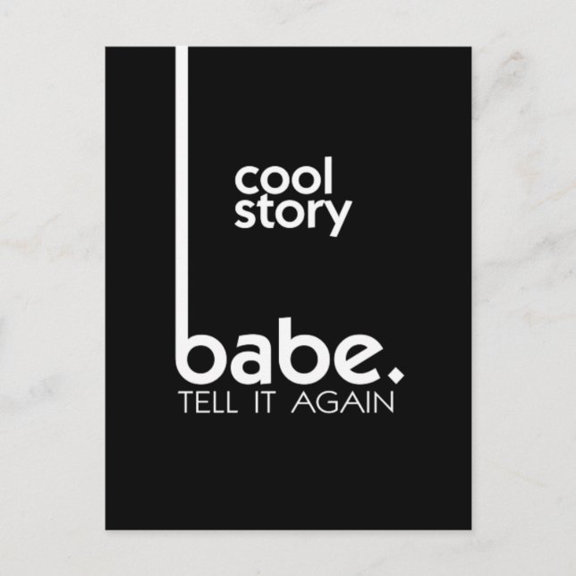 Postal Cool Story Babe (Anverso)