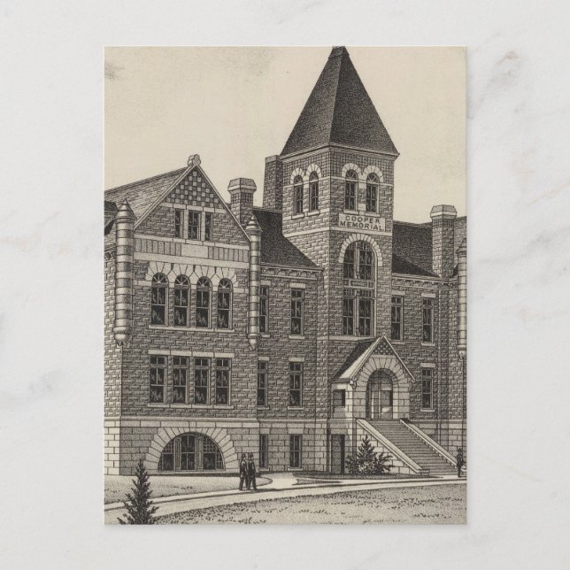 Postal Cooper Memorial College, Sterling, Kansas (Anverso)