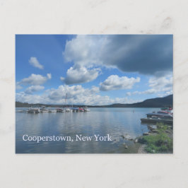 Postal Cooperstown New York Otsego Lake