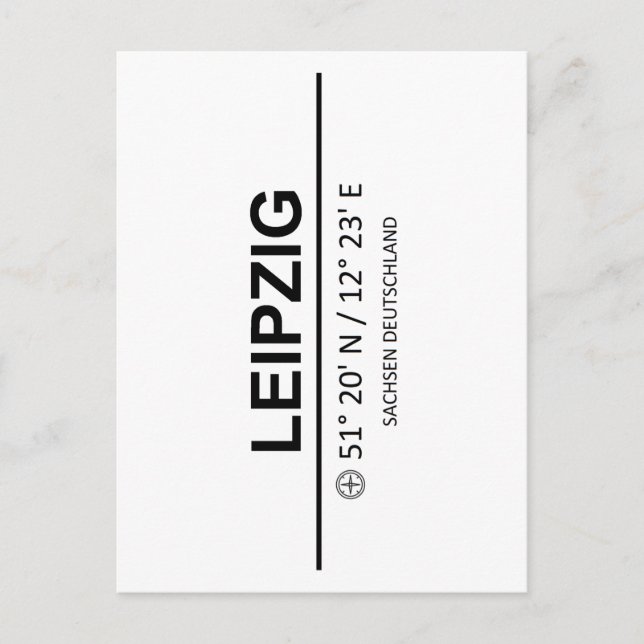 Postal Coordina Leipzig (Anverso)
