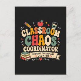 Postal Coordinador de Caos en el Aula