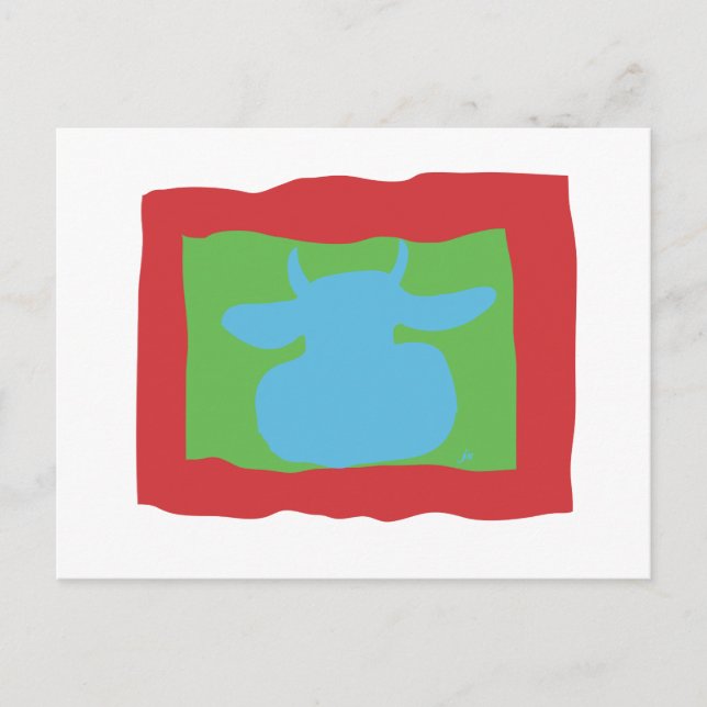 POSTAL COPA AZUL (Anverso)