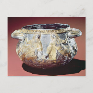 Postal Copa de Beber que representa a los soldados citian