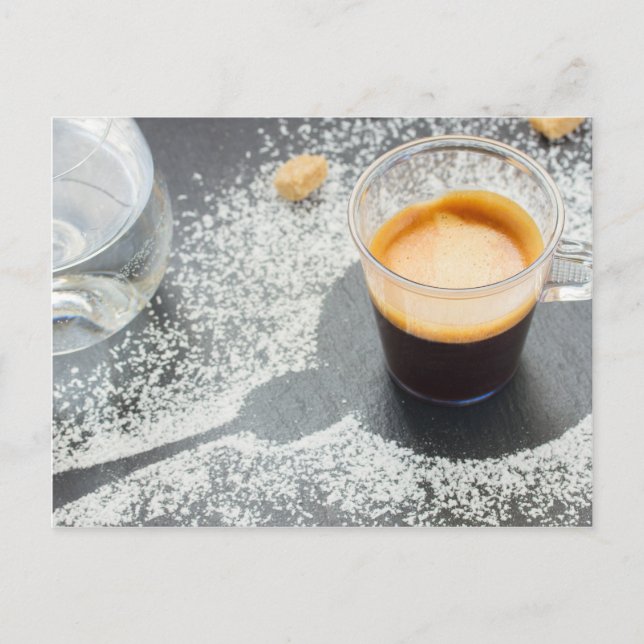 Postal Copa de café (Anverso)