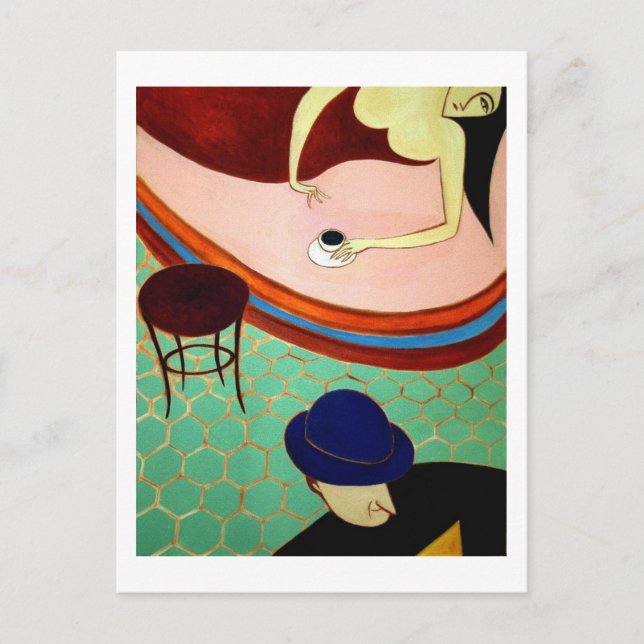 Postal Copa de Café (Anverso)