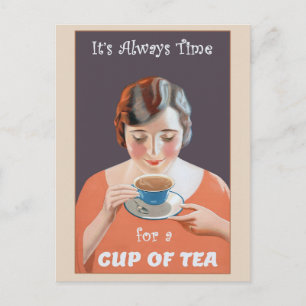 Postal Copa de Té Poster