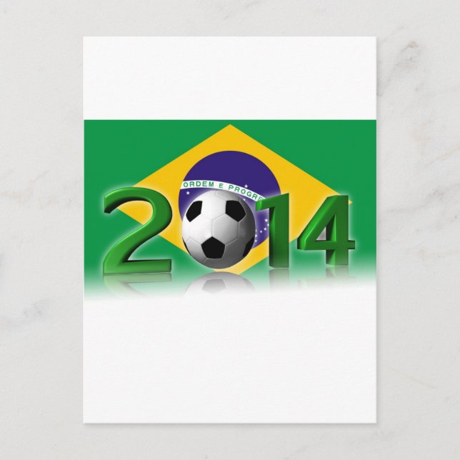Postal Copa Mundial de Fútbol 2014 (Anverso)