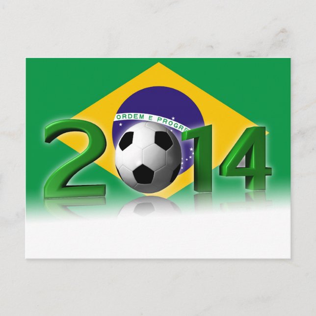 Postal Copa Mundial de Fútbol 2014 (Anverso)