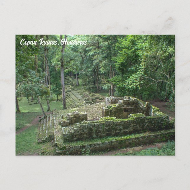 Postal Copán Ruinas, Honduras Postcard (Anverso)