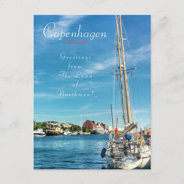 Postal Copenhague (Anverso)