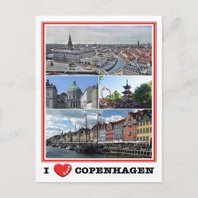 Postal Copenhague - Amo - (Anverso)