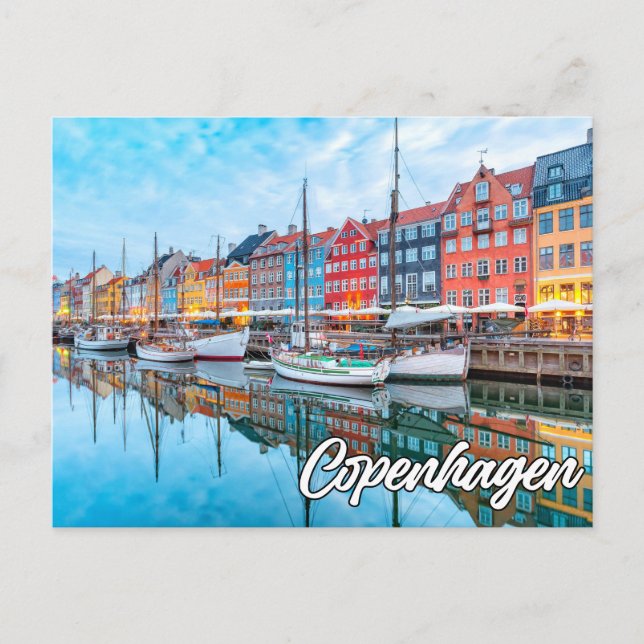 Postal Copenhague, Dinamarca (Anverso)