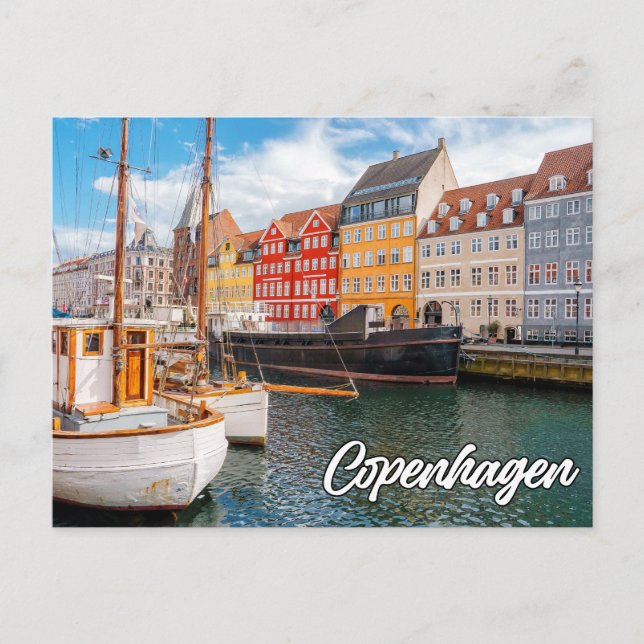 Postal Copenhague, Dinamarca (Anverso)
