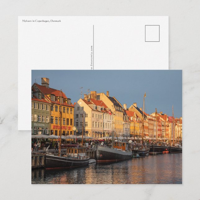 Postal Copenhague Dinamarca (Anverso / Reverso)