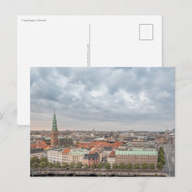 Postal Copenhague Dinamarca (Anverso / Reverso)