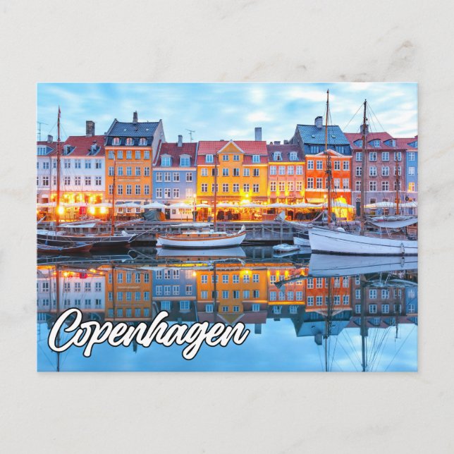 Postal Copenhague, Dinamarca (Anverso)