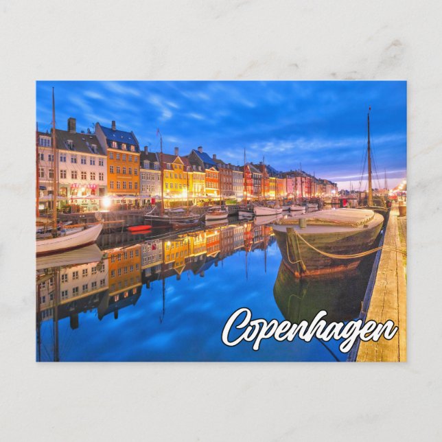 Postal Copenhague, Dinamarca (Anverso)