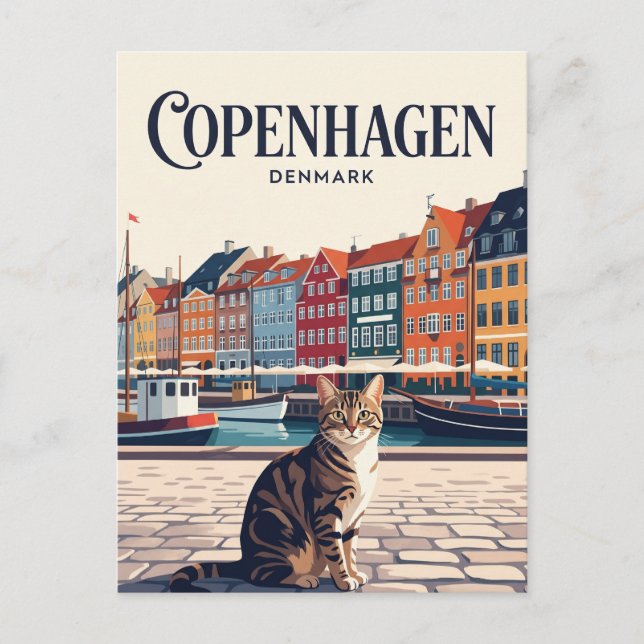 Postal Copenhague Dinamarca (Anverso)