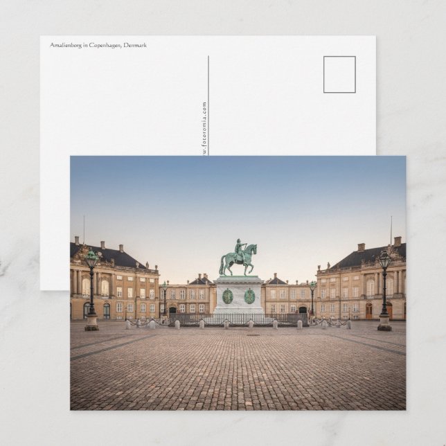 Postal Copenhague Dinamarca (Anverso / Reverso)