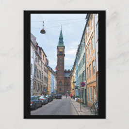 Postal Copenhague, Dinamarca, ayuntamiento