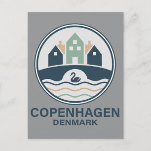 Postal Copenhague Dinamarca Europa