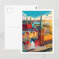 Copenhague Dinamarca Famoso lugar de viaje