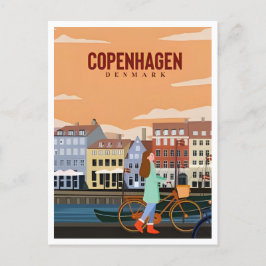 Postal Copenhague Dinamarca Viajes Viaje Vieja ciudad eur
