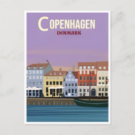 Postal Copenhague Dinamarca Viajes Viaje Vieja ciudad eur