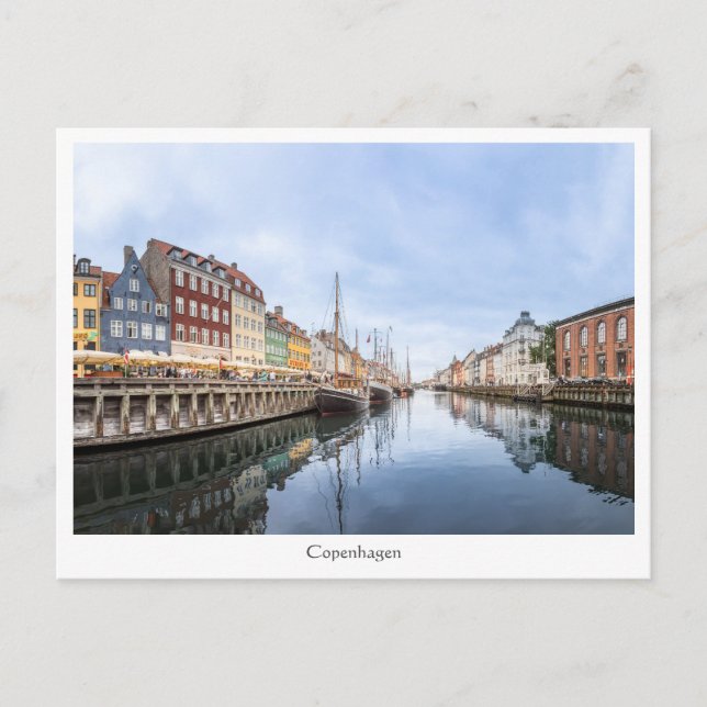 Postal Copenhague Nyhavn (Anverso)