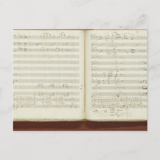 Postal Copia automática de 'La flauta mágica' (Anverso)