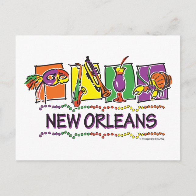 Postal Copia de NEW-ORLEANS-SQUARES-eps (Anverso)