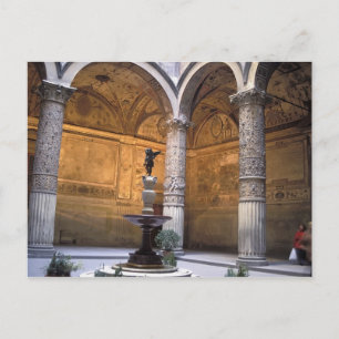 Postal Copia de Putto con delfín por Andrea del