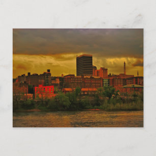 Postal Copia del perfil de la ciudad de Lynchburg