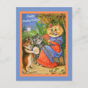 Postal Copias de Serenade Vintage del Día de la Madre