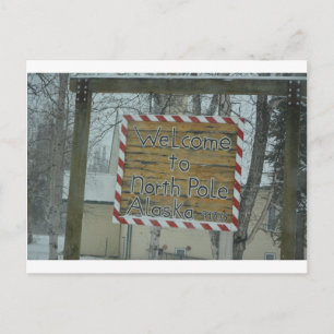 Postal Copo de nieve nieve congelado clima Polo Norte Ala