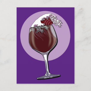 Postal Copo De Vino