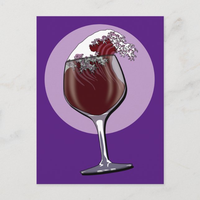 Postal Copo De Vino (Anverso)