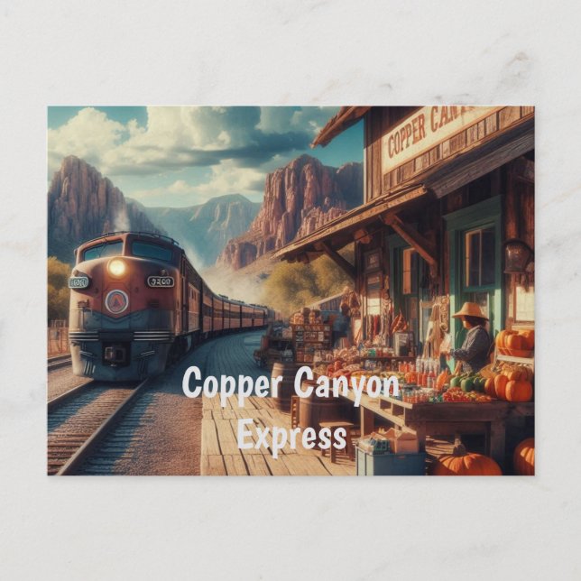 Postal Copper Canyon Express (Anverso)