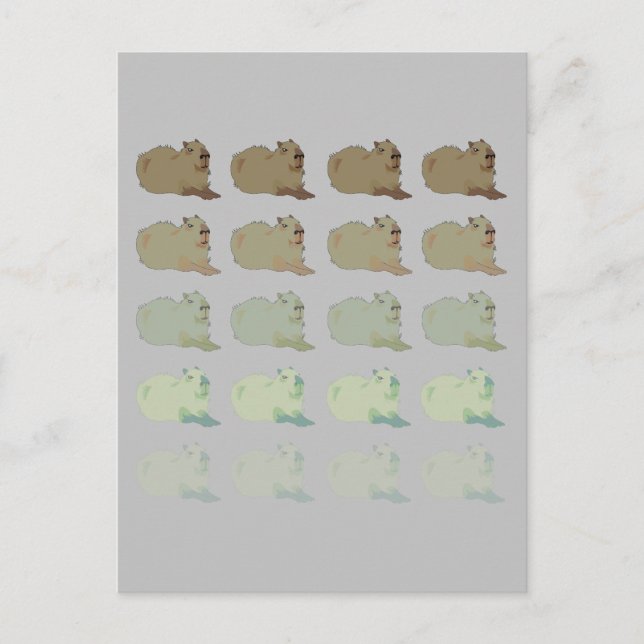 Postal Copybara Capybara (Anverso)