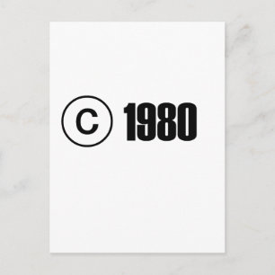Postal Copyright el an o 80