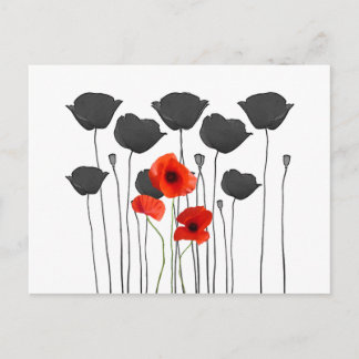Postal coquelicot